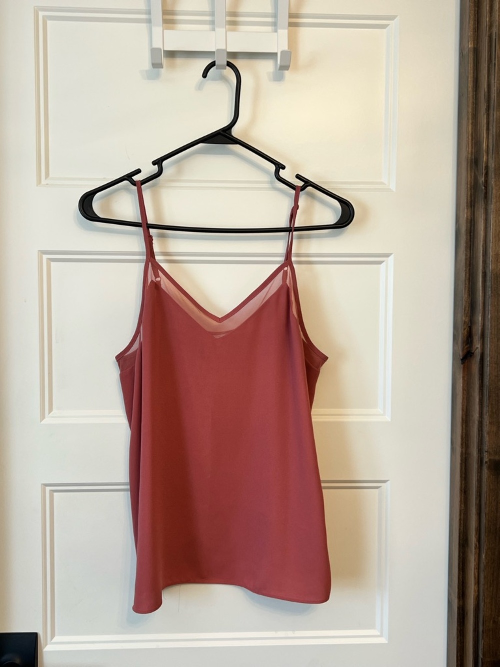 Nine West Dusty Rose Satin V-Neck Camisole